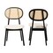 Baxton Studio Darrion Mid-Century Modern Cream Fabric and Black Finished Wood 2-Piece Dining Chair Set 234-2PC-13299-ZORO - alternate 9